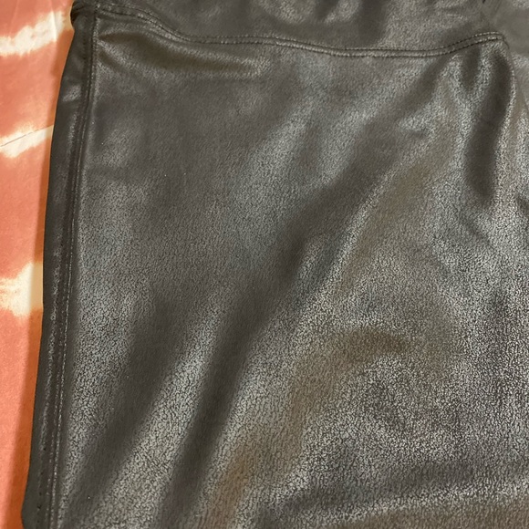 Seven7 Faux Leather Leggings NWOT GREY ONLY - Picture 4 of 10